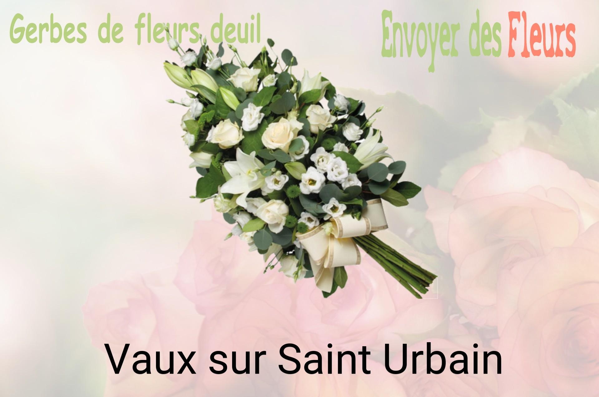 Gerbe de fleurs de deuil livrée à Vaux-sur-Saint-Urbain